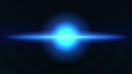 Vector infinite abstract space background. Futuristic style card