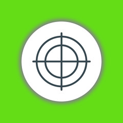 Target icon vector