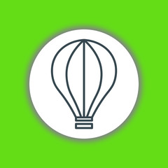 Obraz premium Air baloon icon vector