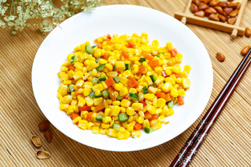 Sauteed Sweet Corn with Pine Nuts