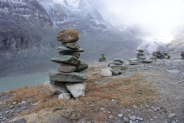 Steinturm in den Alpen