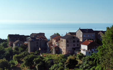 Obraz premium Village de Costa verde en Haute Corse