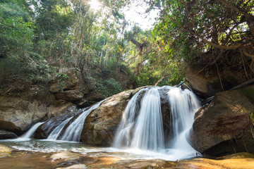Fototapeta na wymiar Mae Sa Waterfall in Chiang Mai,