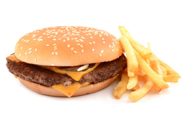 hamburger with potatoes