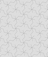 Vector seamless pattern. Modern stylish texture. Monochrome geometrical pattern of rectangular plates