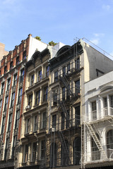 Fototapeta na wymiar Buildings in downtown New York