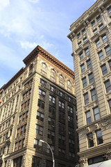 Fototapeta na wymiar buildings in downtown New York City