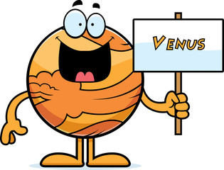 Cartoon Venus Sign - 136454477