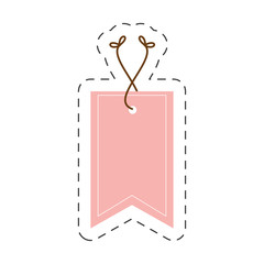 ticket eggs easter day icon, vector illustration design