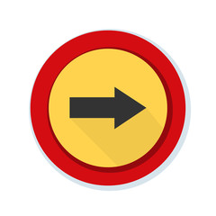 Right Arrow Sign illustration
