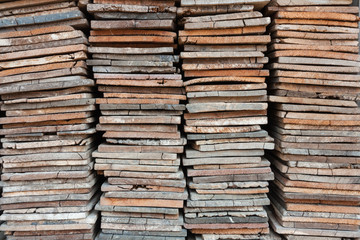 wood texture from layers of wooden boards overlapping themselves