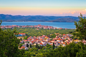 Historic town of Betina skyline view