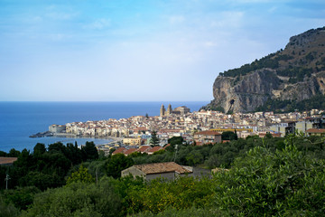 Fototapeta premium Splendida costa di Cefalù, Palermo - Sicilia