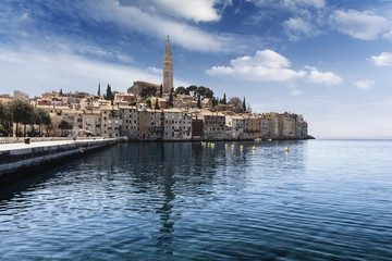 Vieille ville de Rovinj en Istrie, Croatie
