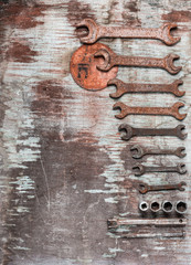 Wrenches, spanners set