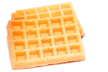 Fresh pancakes isolated on white