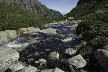 walk from Slovakia to Poland by the high Tatras 