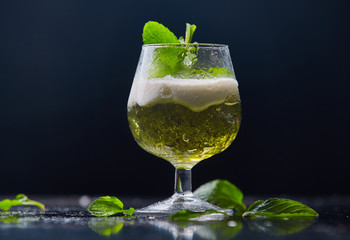 Mint dessert