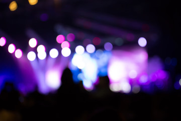 Blurred background of concert