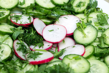 salad of fresh vegetables