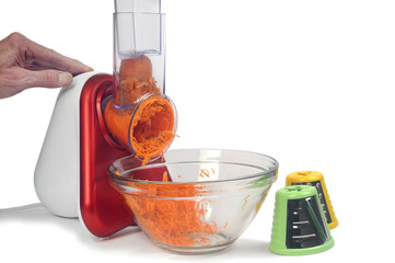 Small electric household appliances for raping and cutting veget