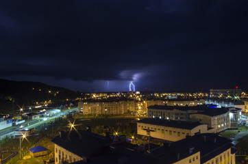 Fototapeta premium Lightning (Khanty-Mansiysk)