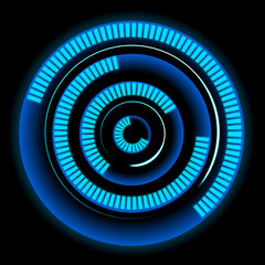 Vector Shining Round Symbol