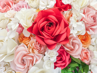 Paper Roses Backdrop