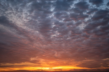Fototapeta na wymiar Sunrise sky