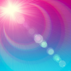 Background with Lens Flare