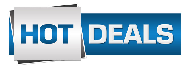 Hot Deals Blue Grey Horizontal 
