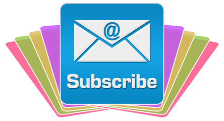 Subscribe Colorful Square Lotus 