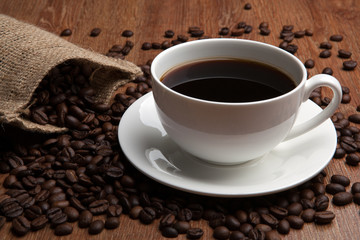 coffee sill life with cup of coffee