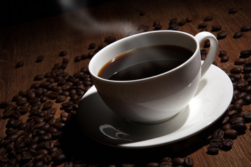 coffee sill life with cup of coffee