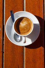 Cut coffee