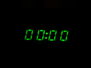 Digital clock display