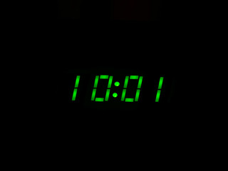 Digital clock display