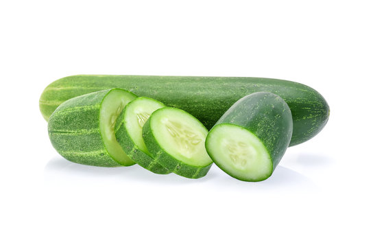 cucumber isolated on white