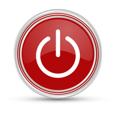 Roter Button - Knopf - OFF - ON - Anschalten