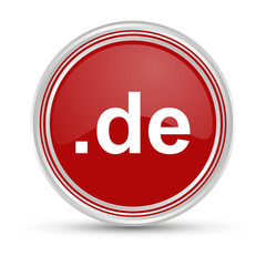 Roter Button - .de - Domain