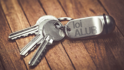 porte-clés métal : loi ALUR