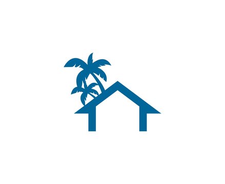 House beach logo
