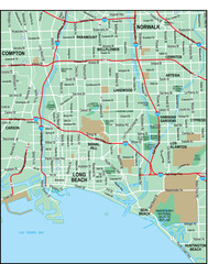 Long Beach City Map