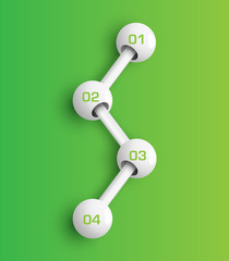 bio technology diagram, vector illustration