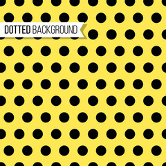 Polka dot seamless pattern. Vector illustration. Texture design for background