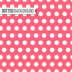 Polka dot seamless pattern. Vector illustration. Texture design for background