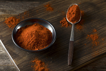 Raw Organic Red Paprika Spice