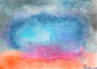 Watercolor abstract painting.