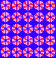 ..Wallpapers of colorful anchors on a bright blue background