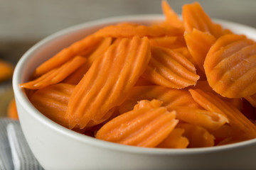 Healthy Organic Cut Carrot Chips